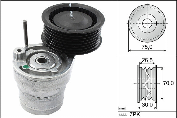 INA Tensioner Lever - V-Ribbed Belt - Part No - 534060310