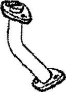 Klarius 301281 - Front Pipe For Cat  - Fits Isuzu Trooper 3.0TD