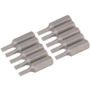 Draper 10pc 25mm 3.0MM P.Slot.S/D Bit - 64024