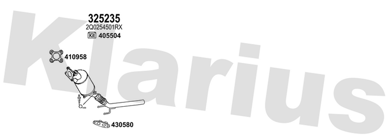 Klarius 325235 - Catalyst Type Approved  - Fits Seat Ibiza 1.0