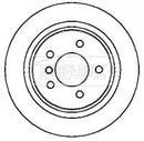 Borg & Beck Brake Disc Single Part No -BBD5716S