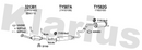 Klarius 321301 - Catalyst Type Approved Withpip  - Fits Toyota Yaris 1.3i