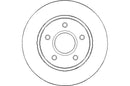 Disctech Brake Disc - Fits Chrysler, Honda - ABD3060 - Front Axle