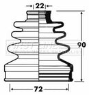 First Line Cv Joint Boot Kit Part No -FCB2842