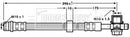 Borg & Beck Brake Hose Part No -BBH7185