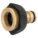 Draper 1/2"+3/4" BR./Rubber TAP Conn - 24646