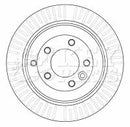 Key Parts Brake Disc Pair Part No -KBD4532