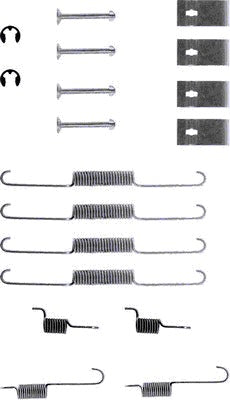 Textar Brake Shoe Fitting Kit - 97003500