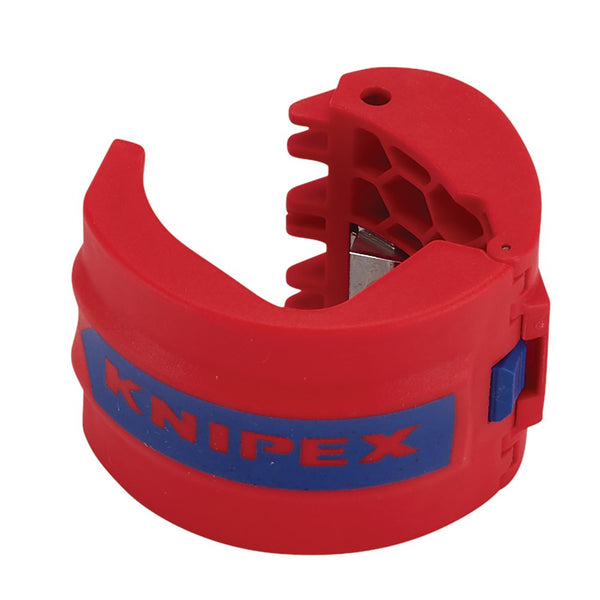 Knipex 90 22 10 BK BiX Cutters for Plastic Pipes and Sealing Sleeves, 72mm