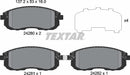 Fiat Nissan Suzuki, Brake Pad Set - Textar 2428001