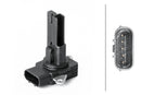 HELLA 8ET 358 095-261 Air Mass Sensor - 5-pin connector - Pipe-neck