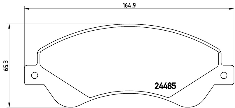 Brembo Brake Pad Set - P24065
