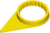 Wheel Nut Indicators - Yellow - 405179 x100