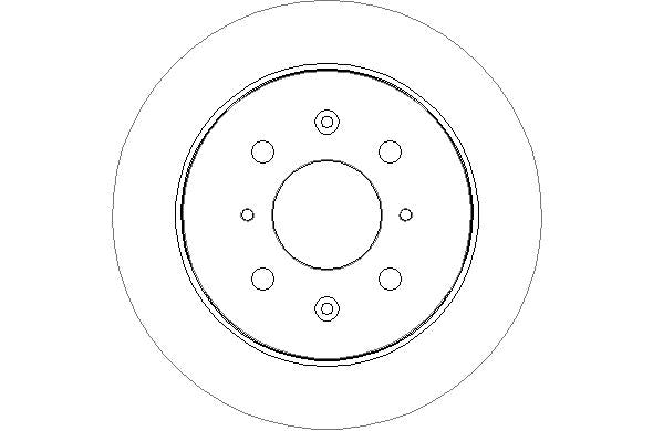 Disctech Brake Disc - Fits Honda, Jaguar - ABD2024 - Rear Axle