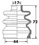 Borg & Beck Cv Joint Boot Kit Part No -BCB6264