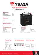 Yuasa Hj-S34B20L-A Auxiliary Battery