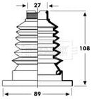 Borg & Beck Cv Joint Boot Kit Part No -BCB2802