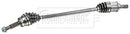 Borg & Beck Driveshaft - LH - BDS1745