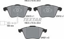 Audi Seat VW, Brake Pad Set - Textar 2391301