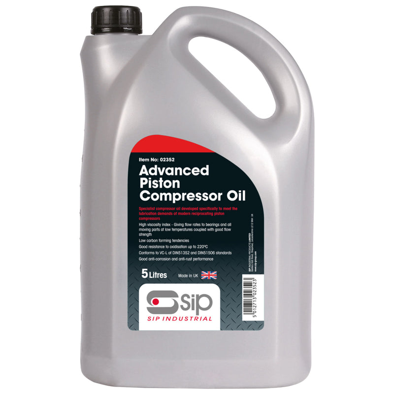 SIP 5ltr Advanced Compressor Oil