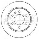 Key Parts Brake Disc Pair Part No -KBD4571