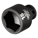 Draper 15mm Impact Socket 1/4DR - 05062