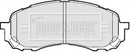 Borg & Beck Front Brake Pad Set -BBP2078
