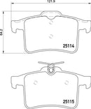 Mintex Brake Pad Set fits -Jaguar MDB3171 (also fits other vehicles)