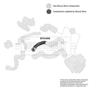 Borg & Beck Turbo Hose  - BTH1496