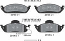 Textar Brake Pad Set - 2319303