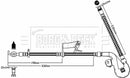 Borg & Beck Brake Hose Part No -BBH8190