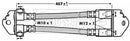 Borg & Beck Brake Hose Part No -BBH7001