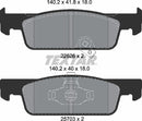 Textar Brake Pad Set - 2262601