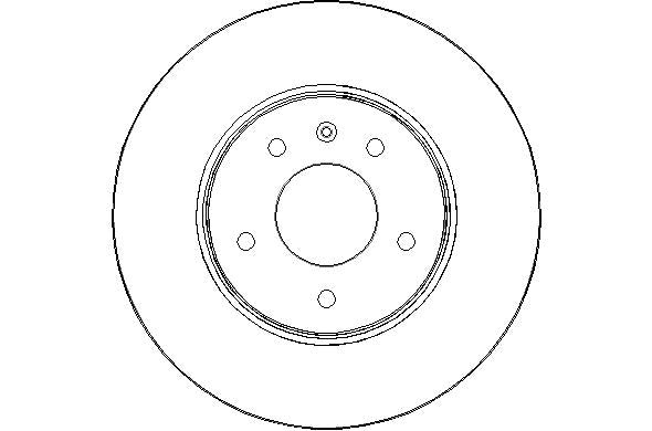 Disctech Brake Disc - Fits Chevrolet - ABD2196 - Front Axle