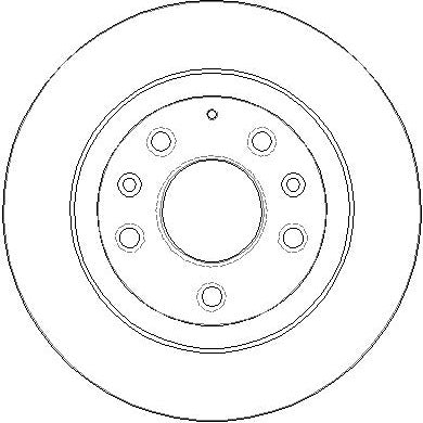 Disctech Brake Disc - Fits Land rover, Mazda - ABD3417 - Rear Axle