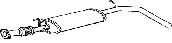 Klarius FT771D - Box With Centre Pipe  - Fits Fiat Stilo 1.8i