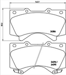 Brembo Brake Pad Set - P83107