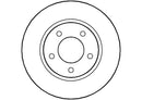 Disctech Brake Disc - Fits Chrysler - ABD2780 - Front Axle