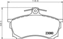 Mintex Brake Pad Set fits -Mitsubishi MDB1726 (also fits other vehicles)