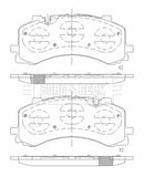 Borg & Beck Brake Pad Set Front -BBP2683
