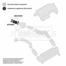 Borg & Beck Turbo Hose Part No -BTH1587