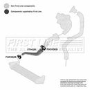 First Line Turbo Oil Hose Part No -FTH1011