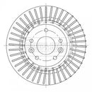 Borg & Beck Brake Disc Pair Part No -BBD5363