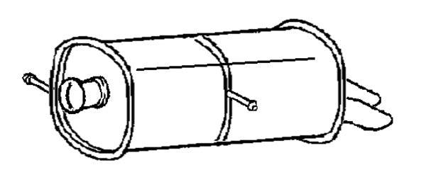 Klarius PG950B - Box With Tail Pipe