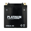Platinum Motorcycle Battery - MF AGM 10Ah 120Cca WC