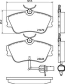Mintex Brake Pad Set fits -Volkswagen MDB2177 (also fits other vehicles)