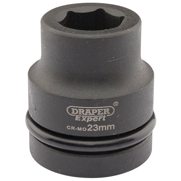 Expert HI-TORQ 6 Point Impact Socket, 1" Sq Dr, 23mm