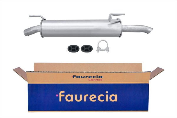 FAURECIA 8LD 366 032-741 Rear Muffler - Easy2Fit® Kit - fits PEUGEOT 207