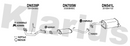 Klarius DN539P - Centre Pipe  - Fits Nissan Micra 1.2i