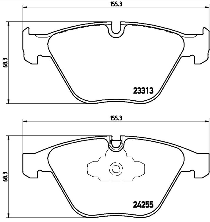 Brembo Brake Pad Set - P06055